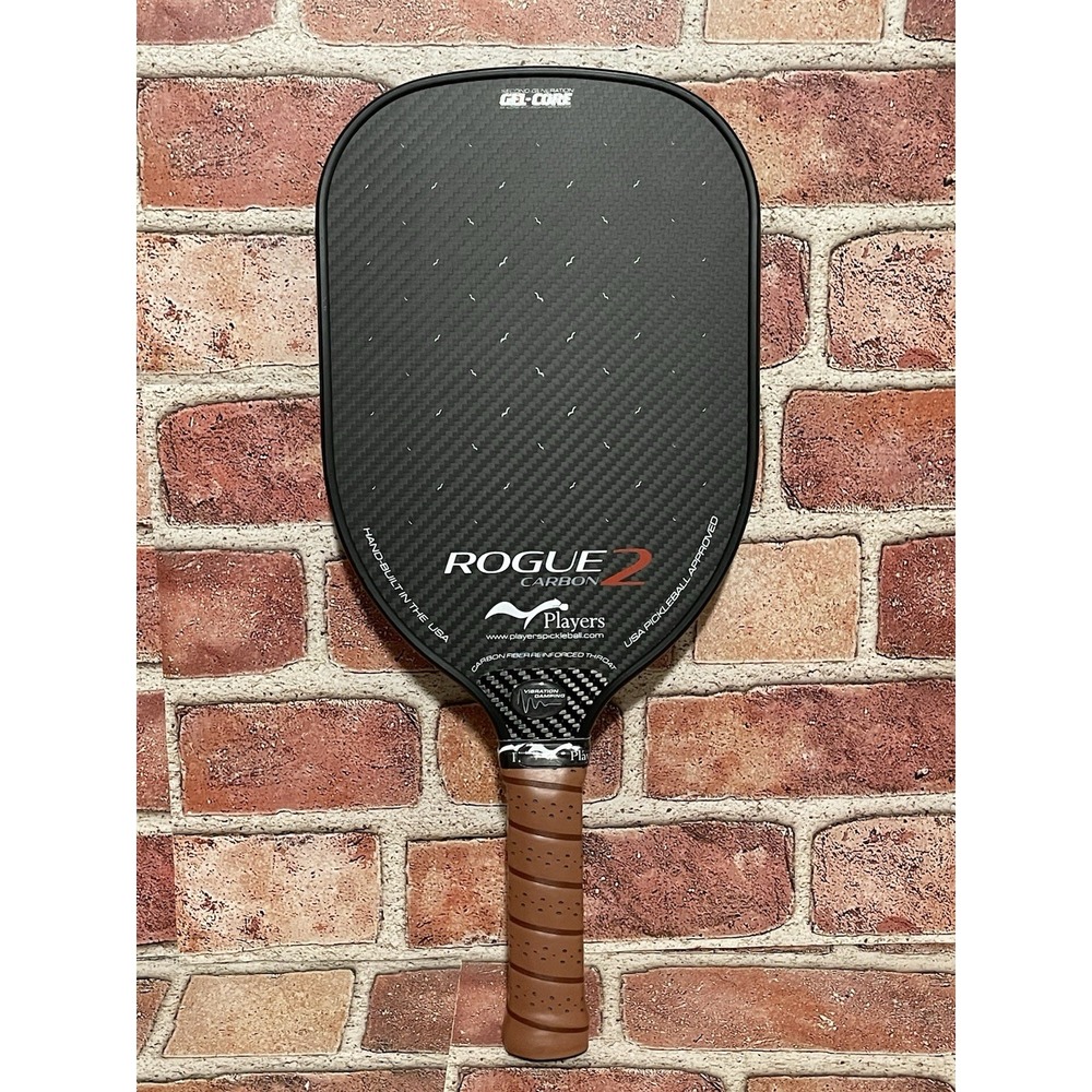 Players Pickleball Rogue2 Carbon Gel-Core Quad Pickleball paddle